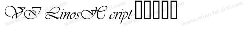 VI LinosH cript字体转换